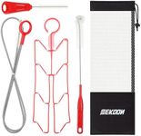 Feekoon Hydration Bladder Cleaning Kit, Water Bladders Cleaner Set Includes 3 Brushes, 1 Drying Collapsible Frame and 1 Carrying Bag, Water Reservoir Cleaning Tools for Hydration Backpack (1 Set)