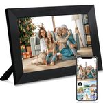 Veidoo 10 inch WiFi Cloud Digital Photo Frame IPS Touch Screen, 32GB Storage, Type C, Smart Home Digital Picture Frame, Easy Setup to Share Photos or Videos via Frameo APP, Gift Guide for Family