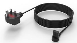 Flexson 5m Power Cable for SONOS ERA 100 and 300, RAY, ARC, SUB (GEN 3), SUB-mini, AMP, BEAM, PLAY BASE, PLAY5 (GEN 2) - Black (UK)