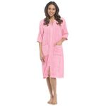 Terry Cloth Zipper Robe