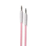 M Tech 3.5 MM Round Stereo for Supported mi xiaomi.Samsung.vivo.& All smartMobile, Tablet & Car Player 1.5 m AUX Cable (Compatible with Mobile,Laptop,Tablet,Mp3,Gaming Device,Random Color