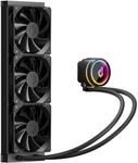 upHere Liquid CPU Cooler,AIO Cooler 360mm Radiator Compatible with LGA 2011/2066 & AMD AM5/AM4, 3 X 120 PWM RGB Fan Water Cooler CPU,2500 RMP Water Cooling Systems 17dBA