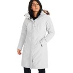 Marmot Chelsea Women's Waterproof Down Rain Coat, Fill Power 700, Platinum, Medium