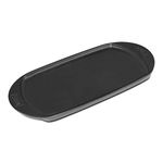 Weber Ceramic Plancha - Ceramic BBQ Griddle Pan Ideal for Smash Burgers, Eggs, Fajitas, and More - Dishwasher Friendly - 22 x 40cm, Black