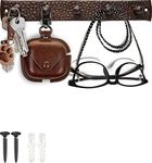 Comfify Decorative Wall Mounted Cast Iron Key Holder - Vintage Key with 5 Hooks - Wall Mounted - Rustic Cast Iron Hanger- with Screws and Anchors Included