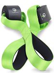 Gradient Fitness Door Anchor for Resistance Bands | 2 Pack. Heavy Duty Resistance Band Door Anchors for Stretching Straps, Physical Therapy Exercises & Closed Loop Bands for Home Gym Workouts (Green)