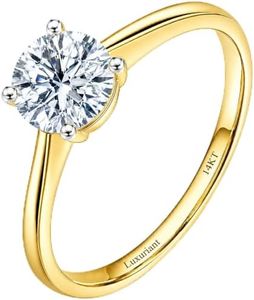 SHOP LC DELIVERING JOY Lab Grown Diamond Ring for Women in 14k Gold Jewelry for Her Trendy Birthday Gifts 0.5 Carat Size - 5
