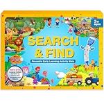 Preschool Learning Activity, Search and Find Educational Toys for 3-5 year olds, Educational Game Gifts for 3, 4, 5, 6 Year Old Boys Girls