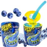 CandiExotics Sour Juicy Dip Gummy Candy Dip'N Stix – Sweet & Sour Chewy Candy for Kids – Blueberry Flavor – Perfect for Parties & Treats