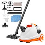 VEVOR Steam Cleaner for Home Use, Portable Steam Cleaner with 23 Accessories, 84oz Tank & 18ft Power Cord, Chemical-Free Steamer for Deep Cleaning Floors, Windows, Grout, Grills, Cars, and More