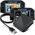 Car TV Mate Pro, 2-in-1 Car TV Mate with Wireless CarPlay, HDMI Converter for Fire TV Stick/Game Machine, CarPlay Wireless Adapter for OEM Wired CarPlay Cars, HDMI Input, Online Update, Plug & Play