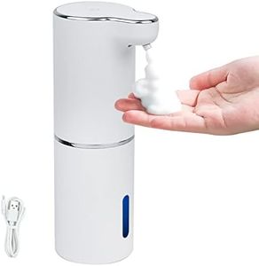 Aolkee Automatic Soap Dispenser, 300 ml, Electric Soap Dispenser with USB, Non-Contact, Hand Soap Dispenser for Kitchen, Bathroom, Hotel, 3 Levels Volume Control