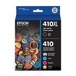 Epson T410XL-BCS Claria Premium Black High Capacity and Photo Black and Colour Combo Pack Standard Capacity Cartridge Ink