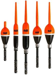 Thill Floats Premium Weighted Float with Buoyant Balsa Wood Body, Fishing Gear and Accessories, Pack of 2, 5-Pack Assorted, Spring Float