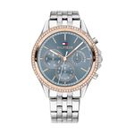 Tommy Hilfiger Analogue Multifunction Quartz Watch for women with Silver Stainless Steel bracelet - 1781976