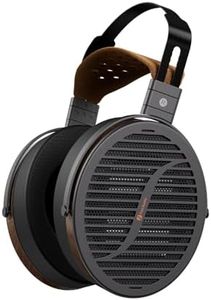 Fosi Audio i5 Open-Back Planar Magnetic Headphones with 97mm Ultra-Large Diaphragm, CNC Metal & Walnut Wood, Audiophile Wired Studio Headphones for Multi-Source Devices