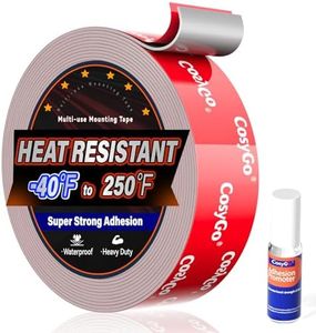 Cosygo Double Sided Tape Heavy Duty Made of 3M VHB, 15FT Outdoor Heat Resistant Automotive Waterproof Mounting Tape, 1.2In Width Super Strong Adhesion Foam Tape