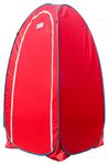 Homecute Foldable Portable Pop-up Cloth Changing Tent or Toilet Tent for Camping Hiking and Picnic Length:84 cm/2.7 ft X Width: 84 cm/2.7 ft X Height:168 cm/5.5 ft. (Red)