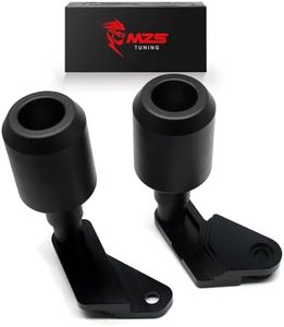 MZS Motorcycle Frame Sliders, Falling Crash Protector Guards No Cut Kits Black Compatible with GSXR 1000 GSXR1000 2006-2016