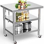YITAHOME Stainless Steel Table, 36"