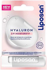 Liposan Hyaluron Plus (1 x 5,2 g), bálsamo labial con ácido hialurónico, cacao de labios con boost de hidratación instantáneo, bálsamo hidratante para unos labios suaves, tono rosé
