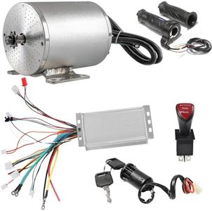 YC Yier 48V 1800W Brushless DC Motor Controller Throttle Kit Electric Bicycle Kit for E-Bike Scooter Motor Go Kart ATV Quad Dirt Pit Bike Motorcycle Razor Mini Bike
