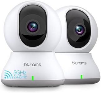 blurams Indoor Camera, 2K Pet Camera 360° Security Camera for Home Security with Phone App, Motion Tracking, 2-Way Audio, IR Night Vision, Siren, Works with Alexa & Google Assistant(2.4GHz ONLY)