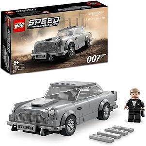 LEGO® Speed Champions 007 Aston Martin DB5 76911 Toy Building Kit;Collectible James Bond™ Sports Car Model for Kids and Car Fans Aged 8+