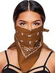 Love My Fashions® Paisley Bandana Cotton Scarf - Cowboy & Cowgirl Neck Scarf Accessories for Men and Women Square Neckerchief