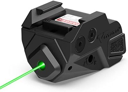 Votatu H6L-G Ultra Compact Green Laser Sight for Pistol Handgun, Rechargeable Sub-Compact Green Beam for Taurus G2C, G3C, 1913 Picatinny, Sig P320, Beretta 90two, S&W 99 and S&W TSW