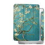 DuraSafe Cases for iPad 9.7 5th 6th Gen Air 1st 2nd Generation [iPad 5 6 Air 1 2] A1893 A1822 A1566 A1474 MH2V2HN/A MRM52HN/A Magnetic Dual Angle Stand with Honeycomb Pattern Printed Cover - Blossom