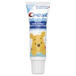 Crest Fluoride Free Training Toothpaste for Kids and Toddlers, Featuring Disney's Winnie The Pooh, Mild Strawberry Gel, 36 mL