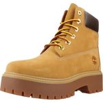 Timberland Women's Stone Street 6 Inch Lace Up Waterproof Boot, Wheat-new 2024, 5