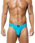 Arjen Kroos Men's Sexy Thongs Underwear Pouch G-String Athletic Supporter,AK4049 Blue