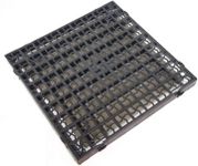 Pack of 20 x Black Plastic Paving Driveway Grid Turf Grass Lawn Path Gravel Protector Drainage Mat (5 Square Meter)