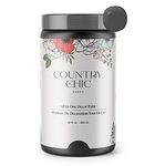 Country Chic Paint - Chalk Style All-in-One Paint for Furniture, Home Decor, Cabinets, Crafts, Eco-Friendly, Matte Paint - Dark Roast [Dark Brown] Quart 32oz/950ml