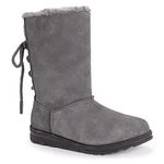 MUK LUKS Women's Ziggy Rodeo Boots Fashion, Dark Grey, 9 UK