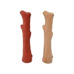 Petstages Dogwood Wood Alternative Dog Chew Toy, Original & Mesquite 2-Pack