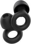 Hearing Protection Earplugs for Noise Reduction,Reusable Earplugs for Work,Sleep,Conversation,Professional Noise Cancelling Ear Protection,Comfortable,Light Ear Protectors,SNR 26 dB(Black)