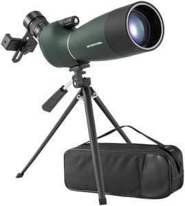 Spotting Scopes with Tripod, 25-75x70 HD Spotting Scope with Phone Adapter Carrying Bag, IP67 Waterproof Fogproof BAK4 FMC Spotter Scope for Bird Watching Target Shooting Hunting Wildlife Scenery