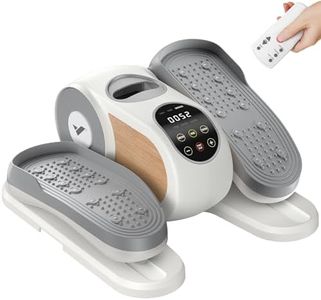 MERACH Under Desk Elliptical Machine, Ellipse Leg Exerciser as Seen on TV for Seniors with Remote Control & 12-Speeds, Quiet Portable Electric Seated Pedal Exerciser Machine for Home Office