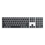 Satechi Slim X3 Bluetooth Backlit Keyboard with Numeric Keypad – Illuminated Keys & Multi-Device Sync – For M2/ M1 MacBook Pro/Air, M2/ M1 iPad Pro/Air, M2 Mac Mini, iMac M1 (Silver)