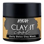 Nykaa Clay It Cool Daily Detox Clay Mask, 100gm| Cleanses & Detoxifies| Provides Natural Glow| Removes Impurities from Skin| Soothes & Hydrates Skin| Paraben-Free & Vegan| For Men & Women