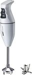 Bamix Classic Original 140W - Black Hand Held Stick Blender Food Processsor with Multi-Purpose stainless steel blades 140 Watts 2 Speeds Swiss Made Heavy Duty AC Balanced Motor Smooth Quiet Operation