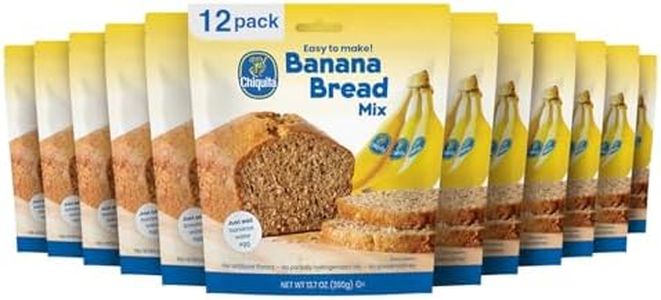Chiquita™ Banana Bread and Muffin Mix – Moist, Easy-to-Make, No Preservatives - Just Add Bananas, Egg and Water - 13.7 Oz (Pack of 12)