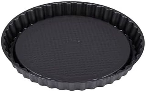 CHG 8099-06 Moule à Tarte Professionnel Acier Inoxydable Anthracite 28 cm