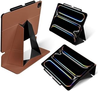 MOFT Folio iPad Pro 13 inch (M4) Case with Detachable Pencil Holder, Lightweight & Protective, Durable MOVAS Material and Comfortable Touch Perfect for Browsing,Drawing, Studying, Sienna Brown
