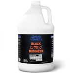 GENIUS DETAIL Black to Business, Tire Dressing And Tire Shine, Restores Tire Rubber, Matts, Vinyl Trim, Safe On Tires, Cars, Trucks, Motorcycles, Vehicles, Solvent-Free, Non-Toxic - 128oz / 1 Gallon