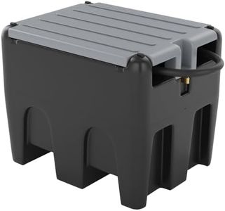 Garvee Portable Fuel Tank, 58 Gallon Diesel & Gasoline Transfer Tank With 12V Electric Pump, 10 GPM Flow Rate, 13.1ft Hose, Auto Fueling Nozzle , Durable Fuel Transfer Tank for Easy Transportation, Red