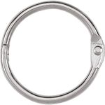 ACCO Loose Leaf Binder Rings, 1 Inch Capacity, Silver, 100 Rings/Box (72202)